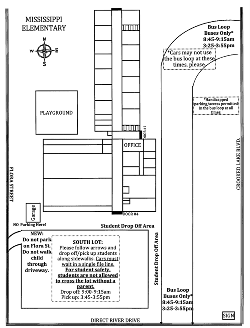 Parking lot map 